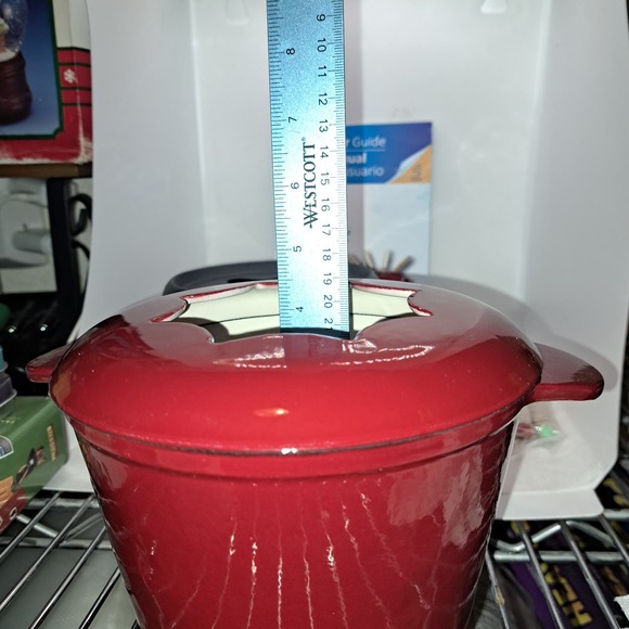 COPY - New Crofton HEAVY DUTY & LARGE PARTY Cast Iron Fondue 11 Piece Set Red - Picture 4 of 7